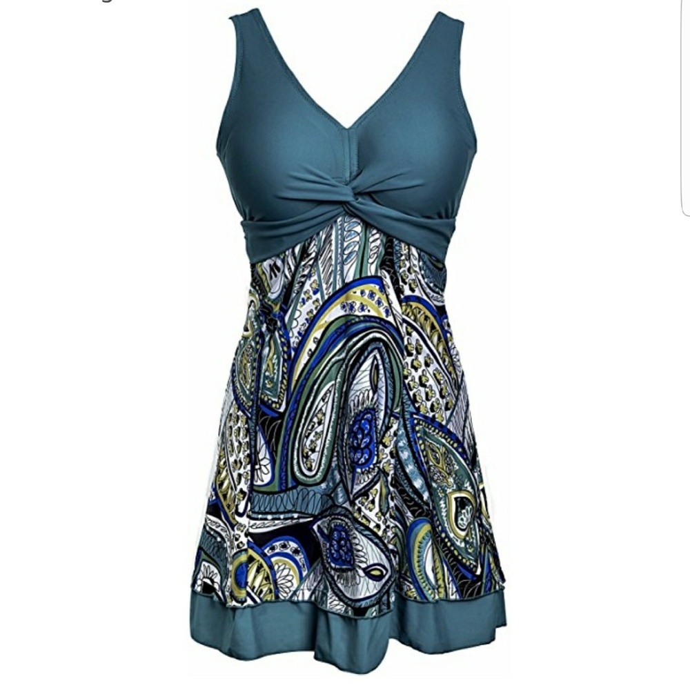One Piece Shaping Body Floral Swimwear